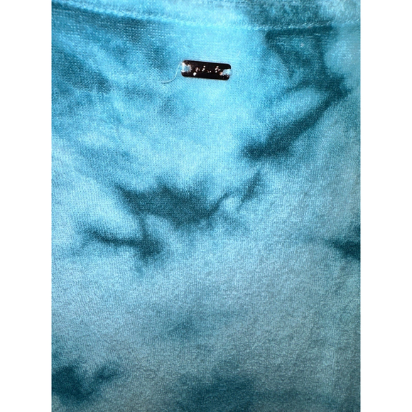 Victoria’s Secret PINK Blue Tie Dye Terry Cloth Side-Cinch Dress XL - Picture 9 of 13